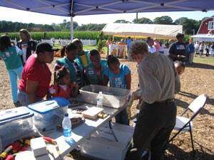 Scout demonstrations at Uncle Shucks Pumpkin Patch and Corn Maze, Alpharetta, Georgia, North East of Atlanta near Gainesville and Alpharetta.