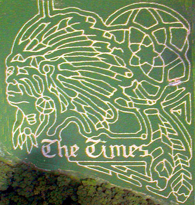 Uncle Shuck's Corn Maze, 2004, in Dawsonville, Georgia